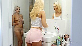 between her legs – Jenny and Marilyn