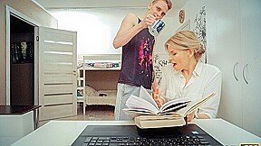 TUTOR4K. Man prefers sex with mature women and has temptation plan for tutor